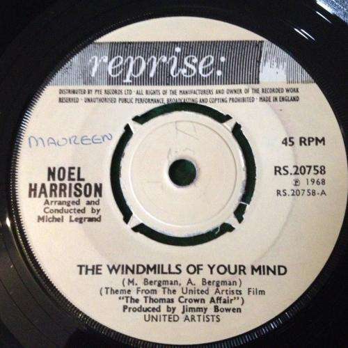 Soundtracks & Musicals Seven Single Noel Harrison The Windmills Of Your Mind / Leitch On